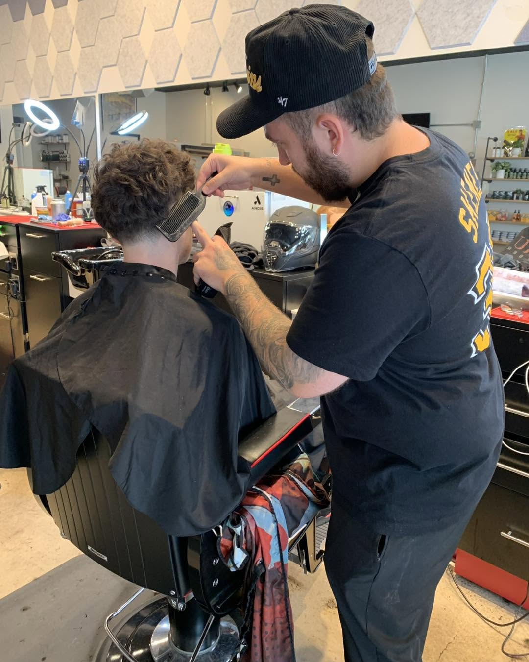 Haircut at Jack's Barber Shop
