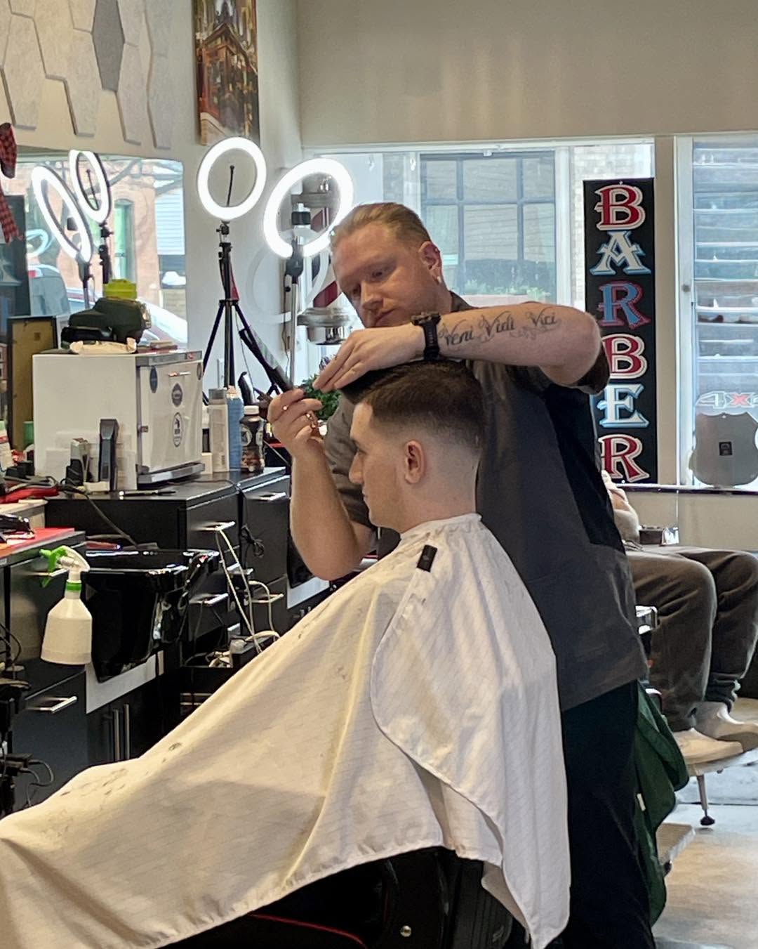 Haircut at Jack's Barber Shop